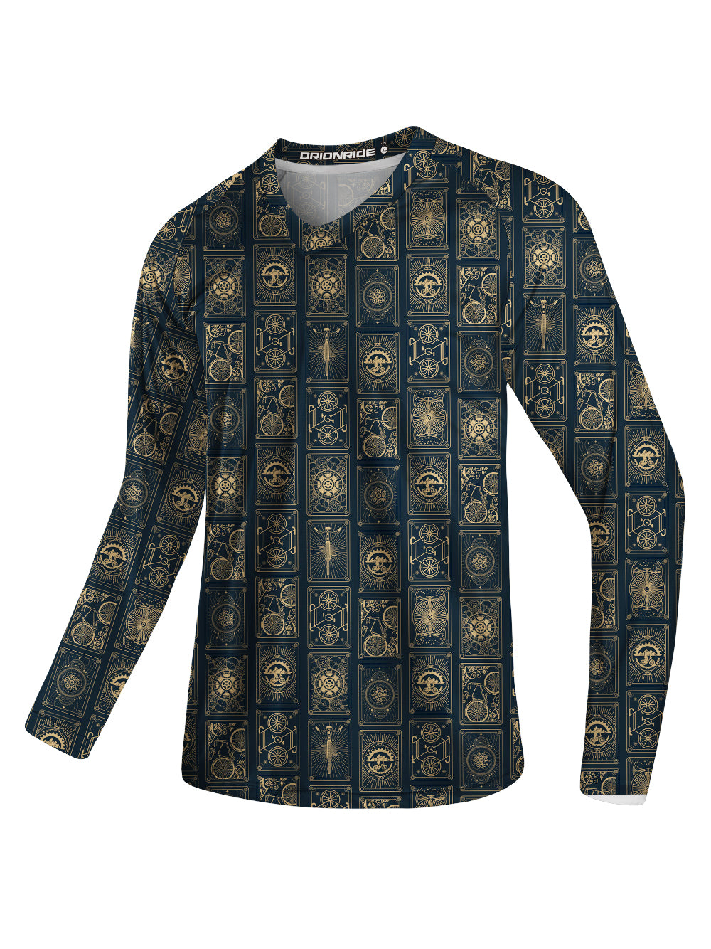 Orionride Bicycle Cards Long Sleeve Downhill Jersey