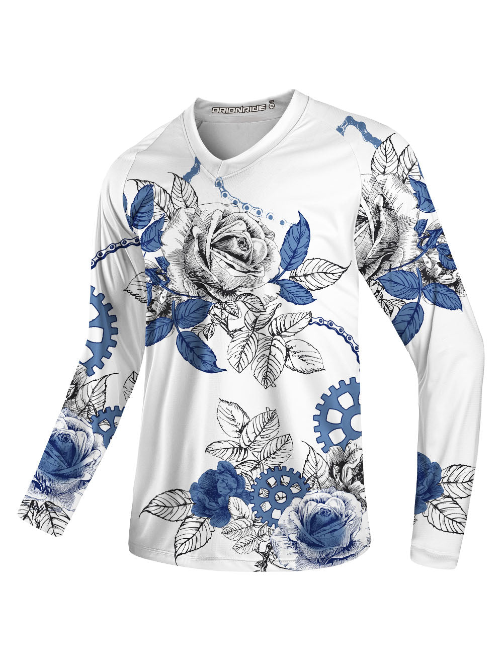 Orionride Blooming Roses Long Sleeve Downhill Jersey