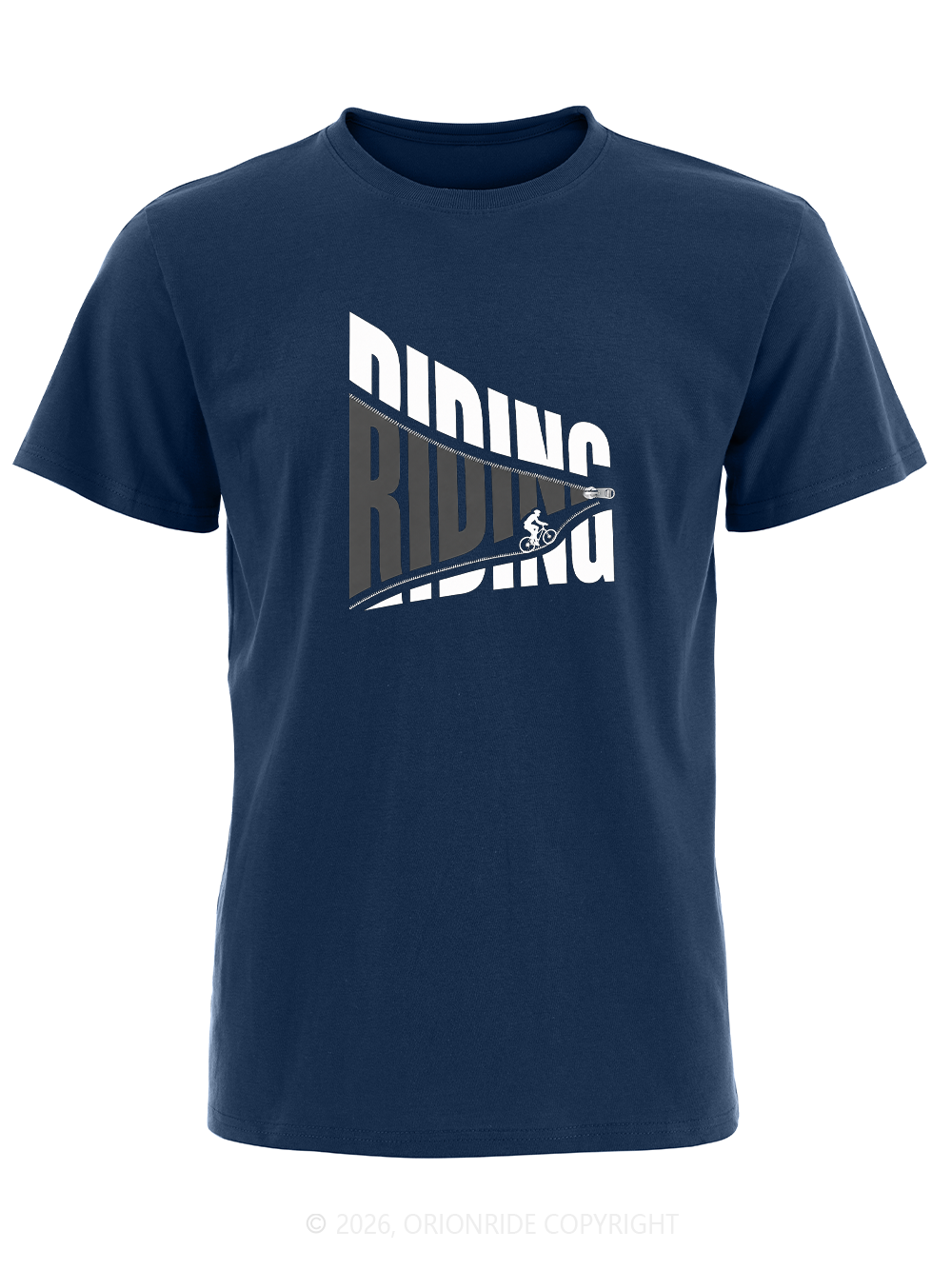 Orionride The World Inside The Zipper Short Sleeves Bike T-Shirt