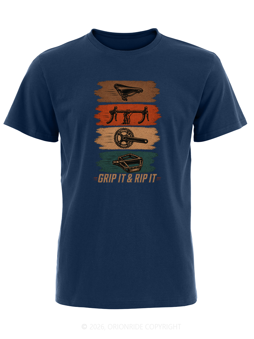 Orionride Parts Color Blocks Short Sleeves Bike T-Shirt