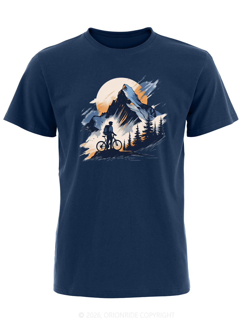 Orionride Snow Mountain Short Sleeves Bike T-Shirt