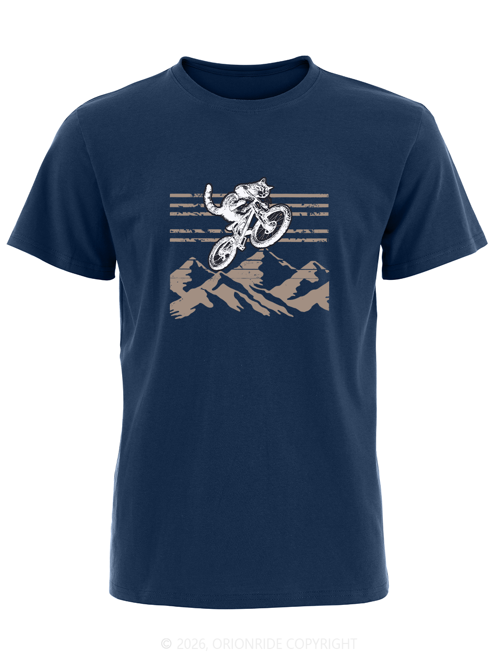 Orionride Mountain Kitten Short Sleeves Bike T-Shirt