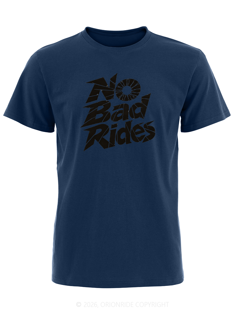 Orionride No Bad Rides Short Sleeves Bike T-Shirt