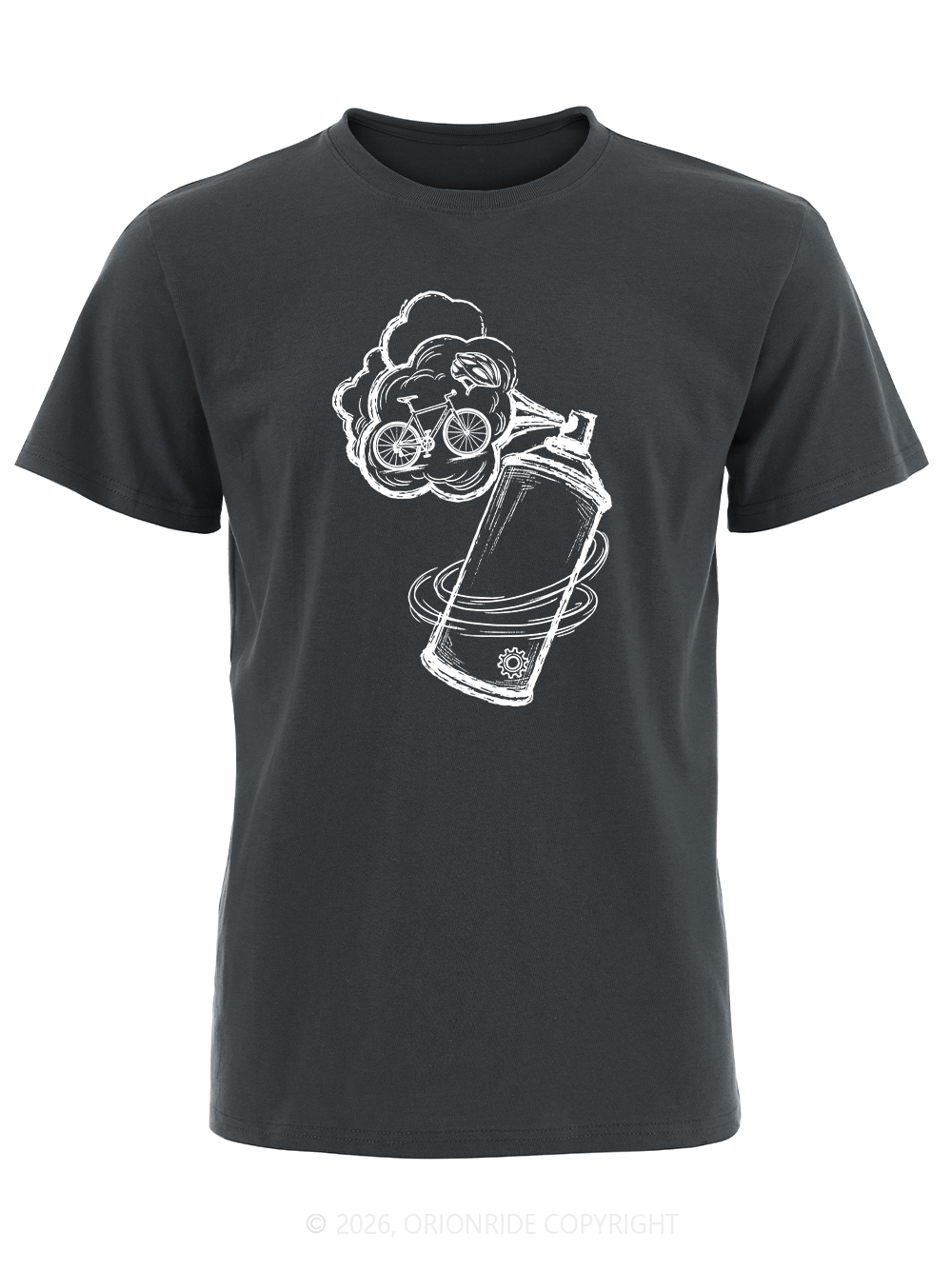 Orionride Bicycle In The Air Mass Short Sleeves Bike T-Shirt