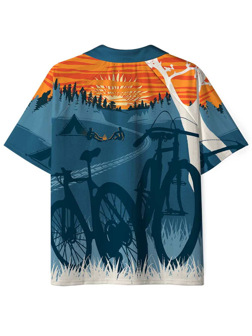 Orionride Sunset Camping Collar Mesh Jersey