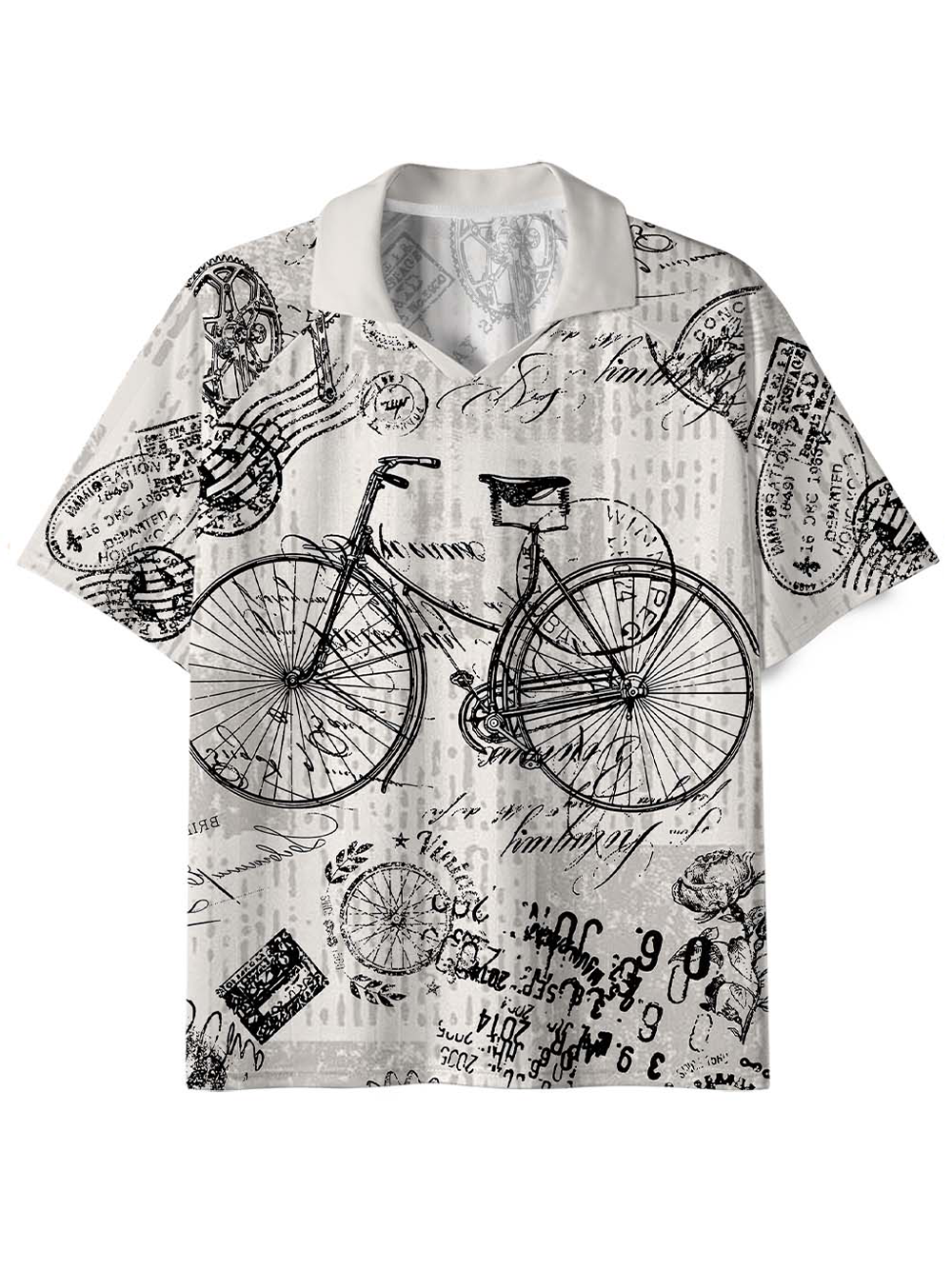 Orionride Nostalgic Bicycle Collar Mesh Jersey