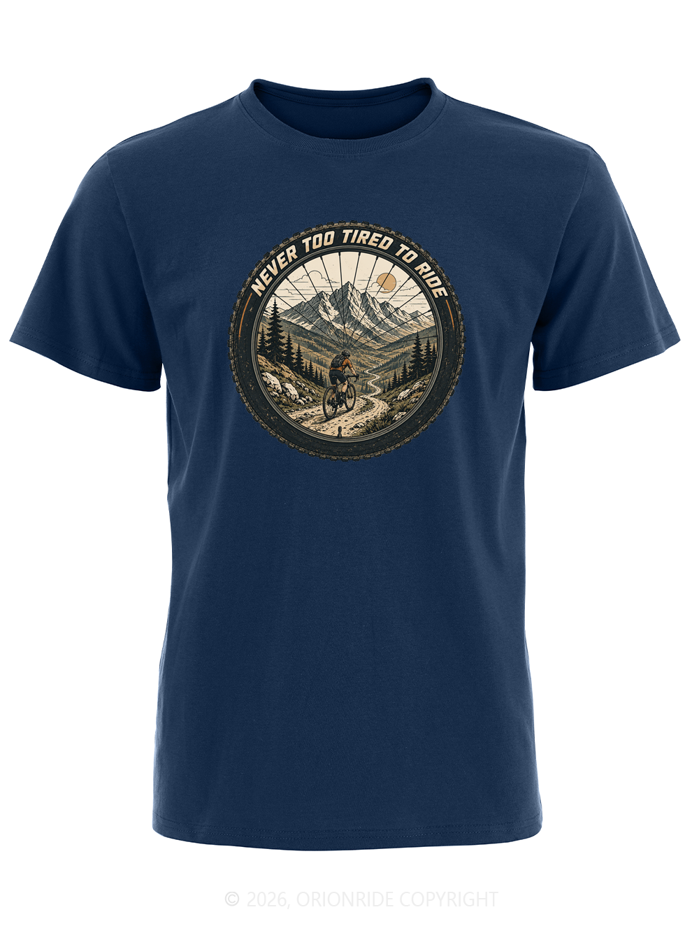 Orionride Wheel View Trail Short Sleeves Bike T-Shirt
