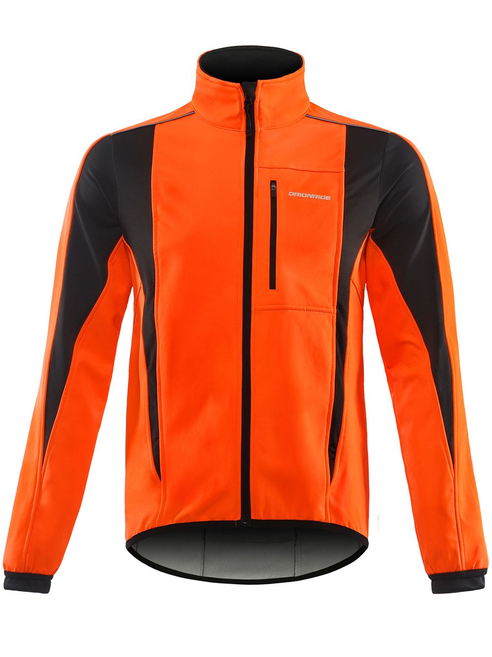 Orionride Cycling Jacket Waterproof Windproof Softshell Thermal Breathable Bike Outerwear Orange