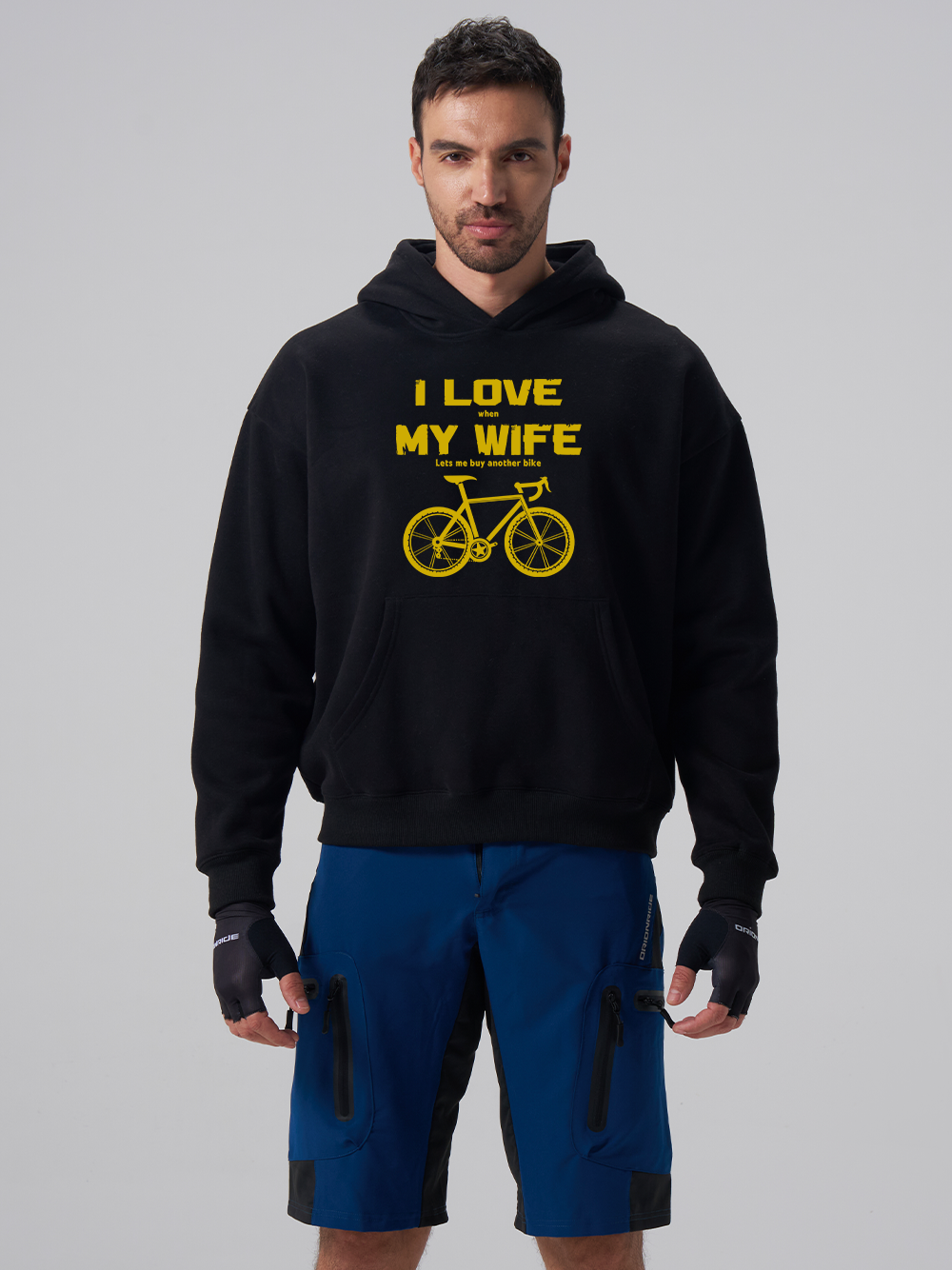 Orionride I Love My Wife Fleece Hoodie