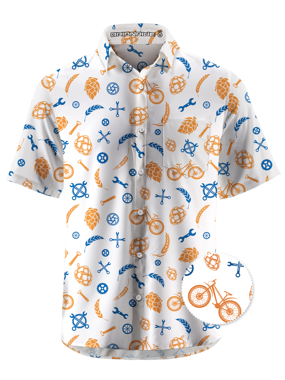 Orionride The Aroma Of Beer Ultra Lightweight Short Sleeves Hawaiian shirt