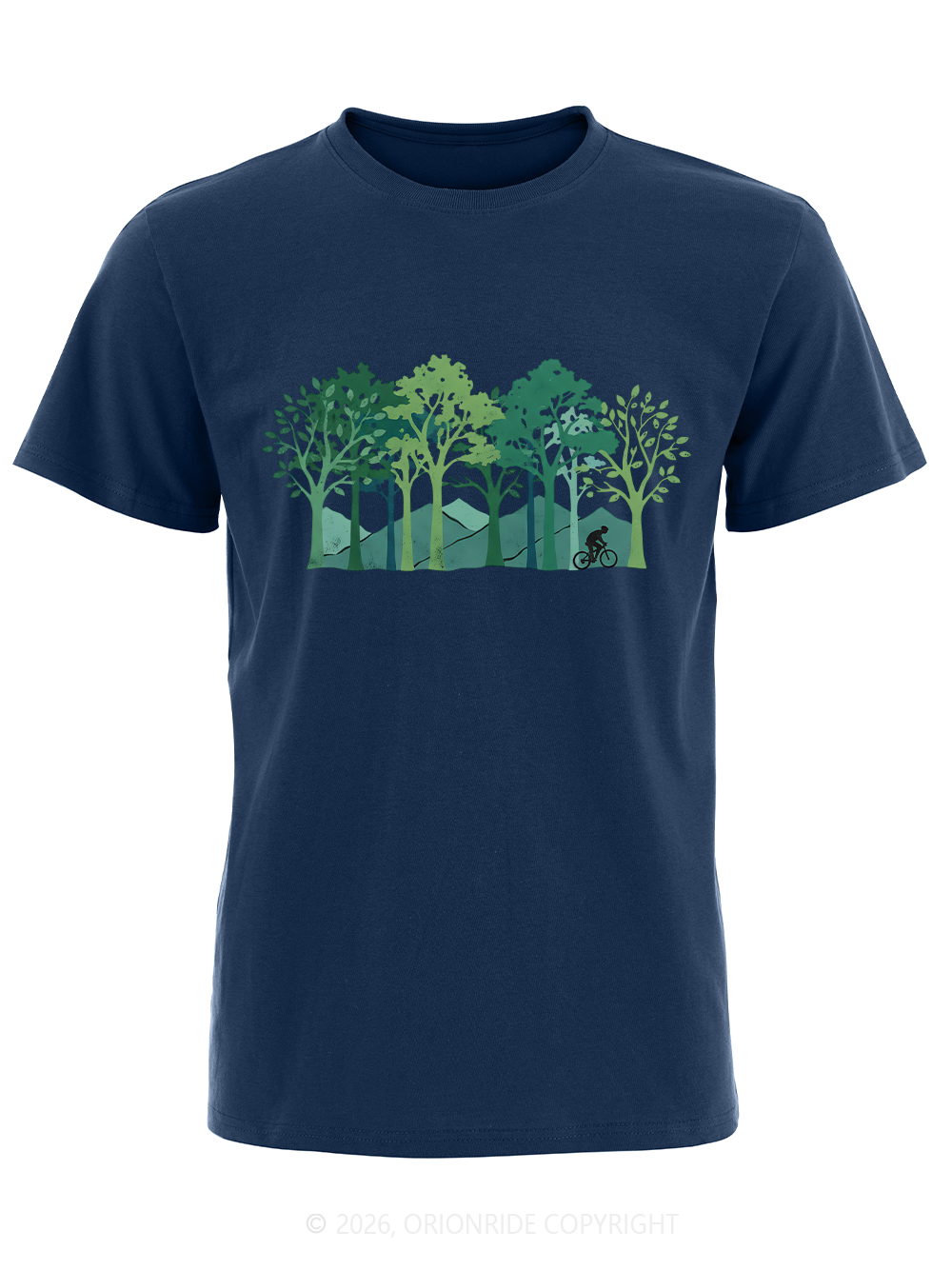 Orionride Galloping Through The Forest Short Sleeves Bike T-Shirt