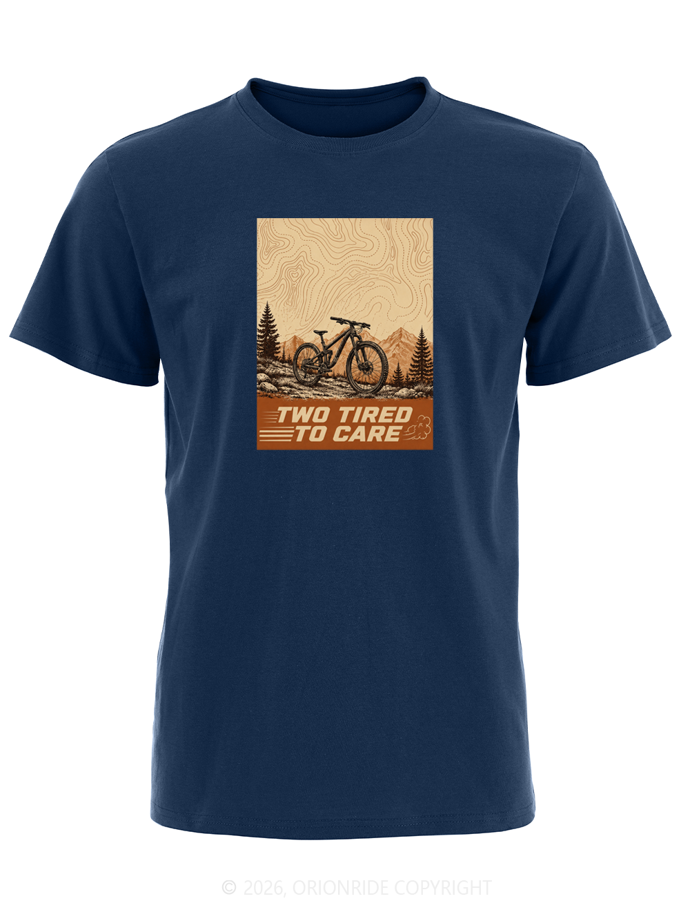Orionride Topographic Reverie Short Sleeves Bike T-Shirt