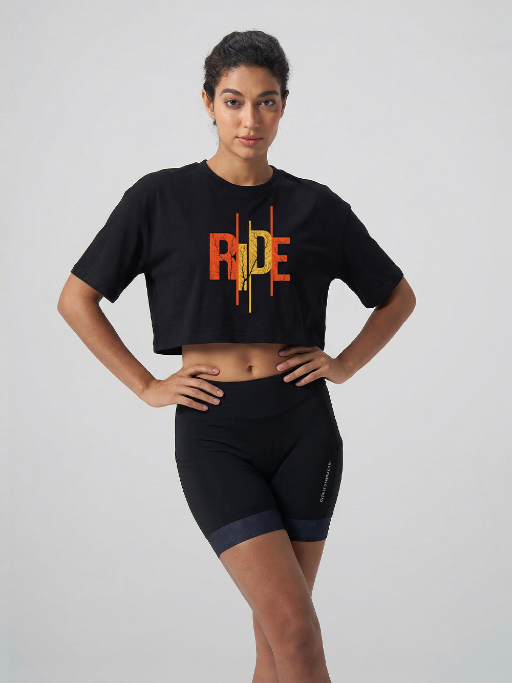 Orionride Leisure Cycling Women's Oversize Cycling Crop Tops