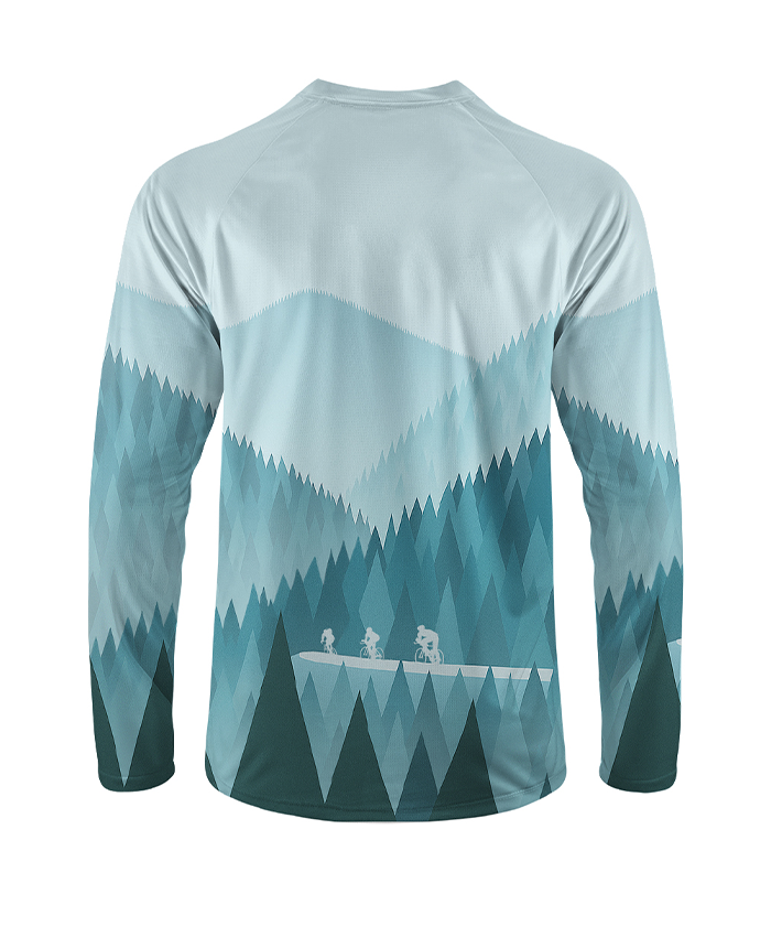 Orionride Through The Mountains Long Sleeve Downhill Jersey