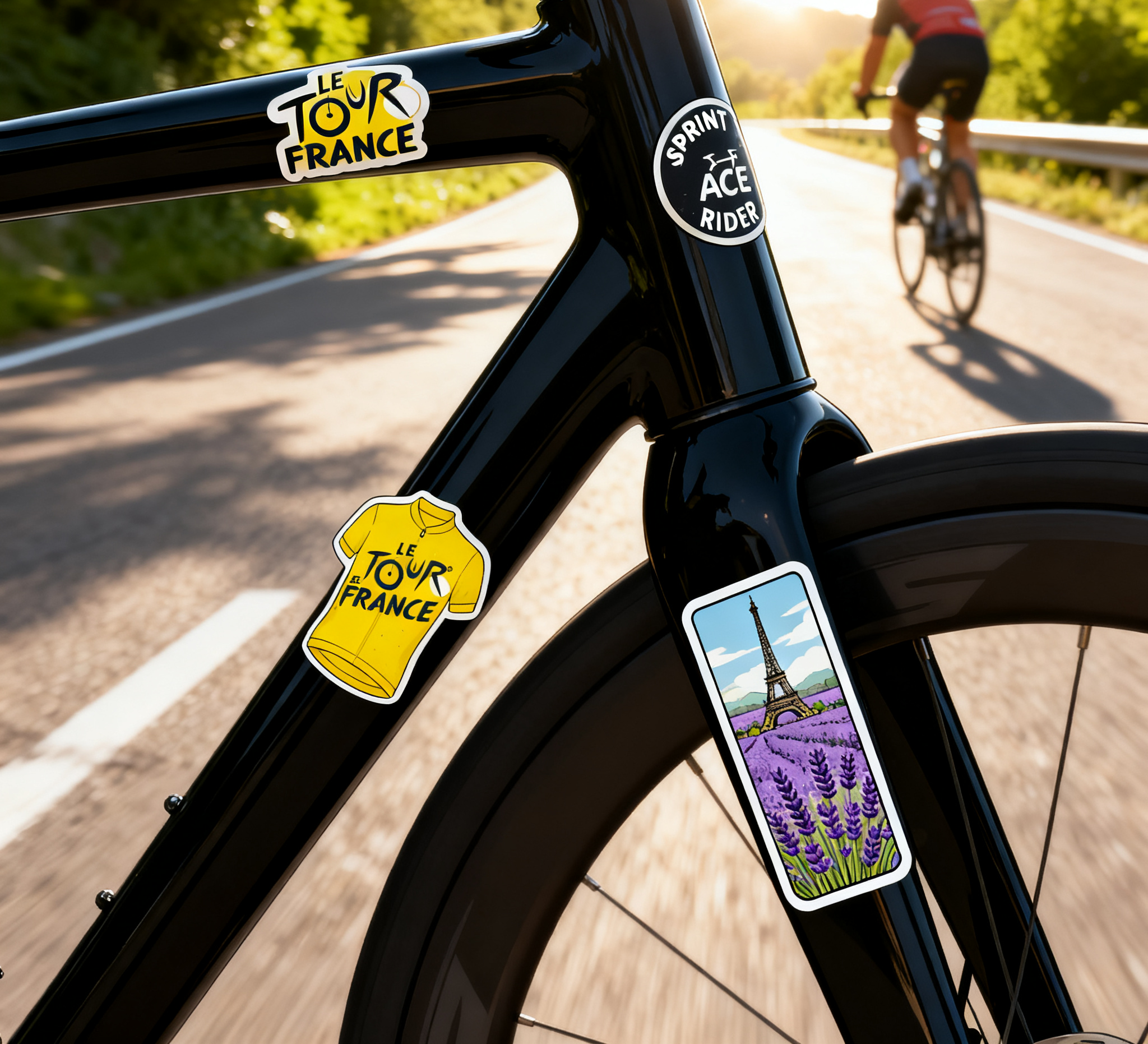 Orionride Around The World Cycling Sticker