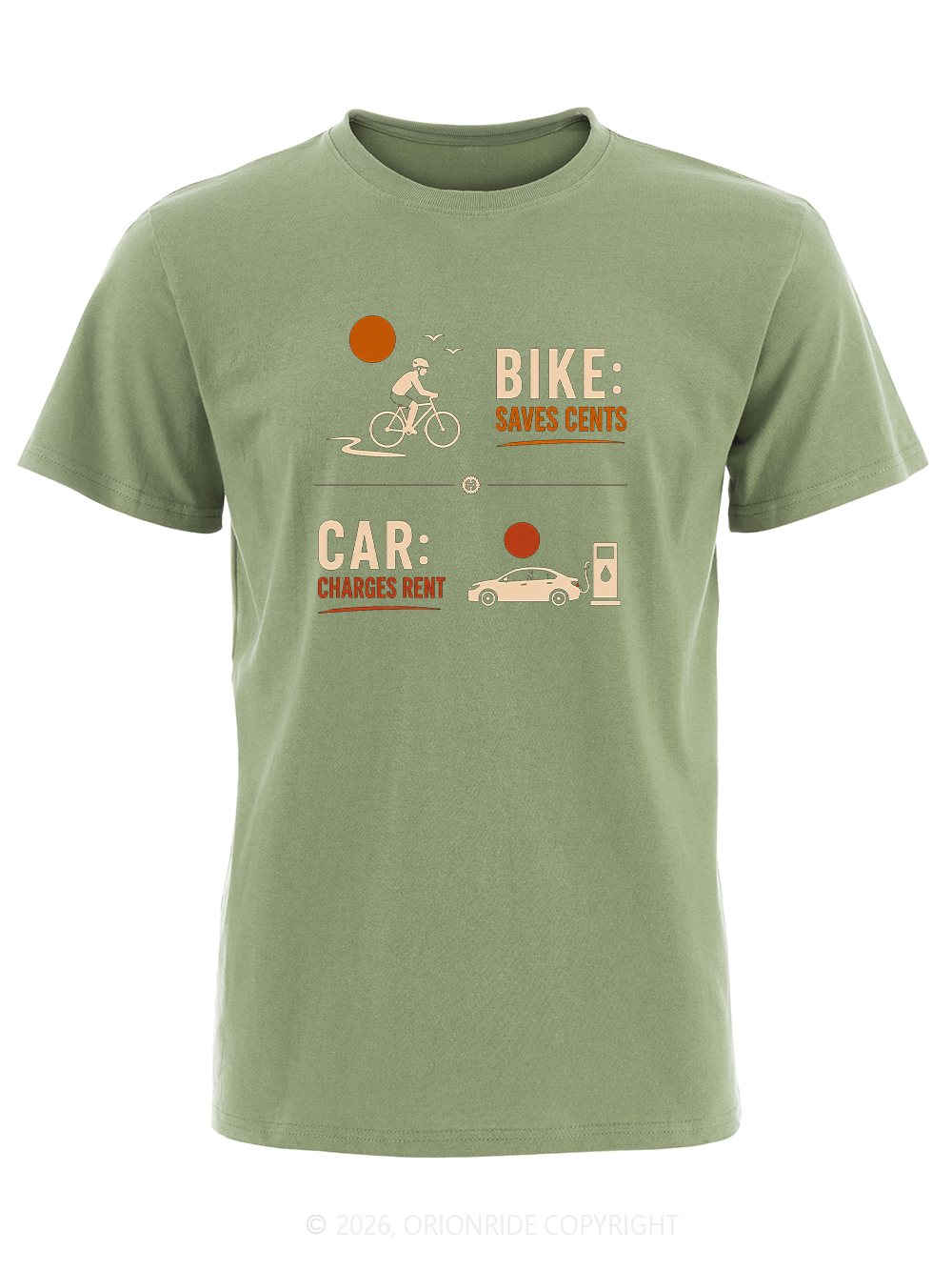 Orionride Rational Travel Short Sleeves Bike T-Shirt