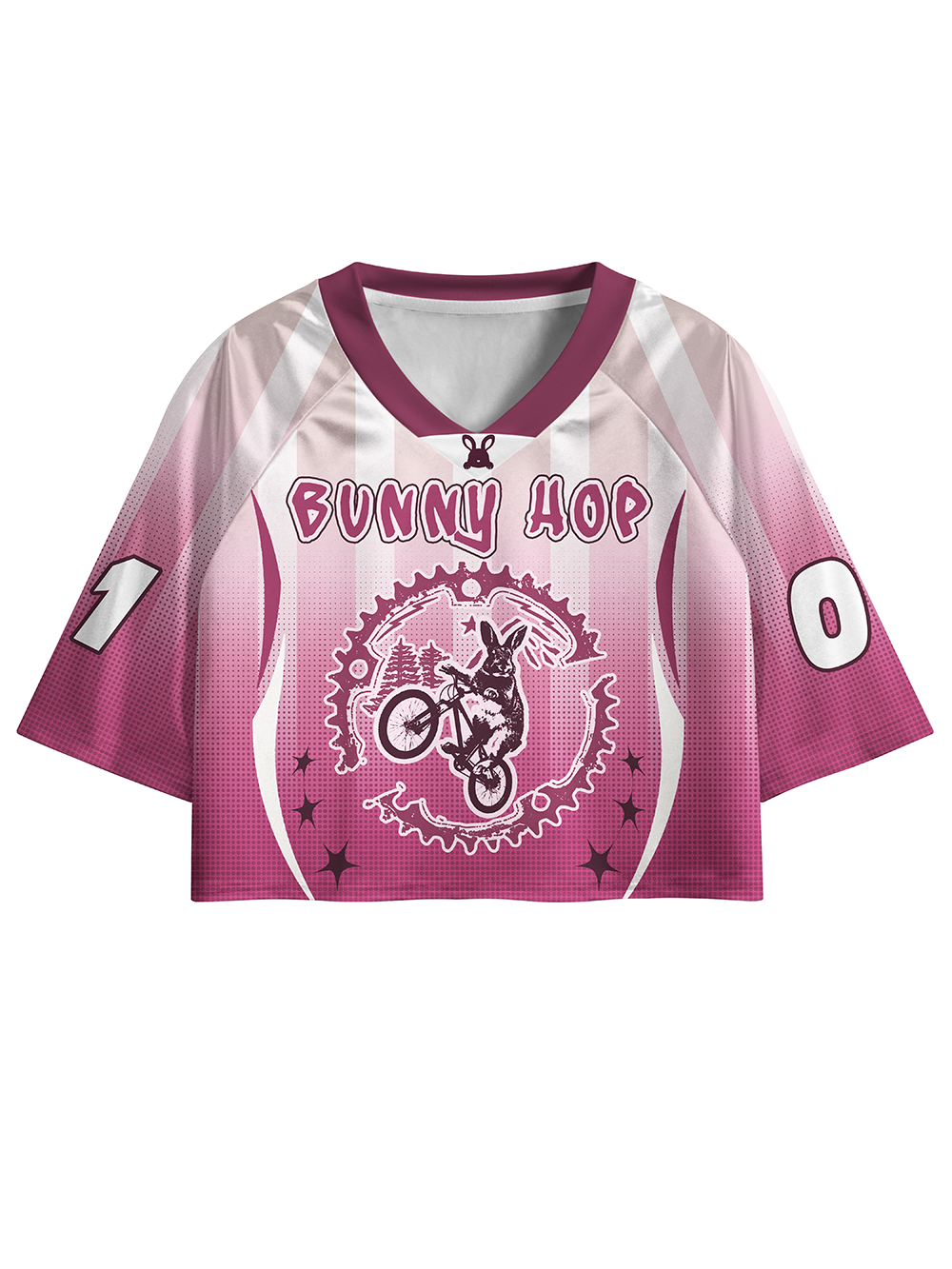 Orionride Bunny Hop Women's Sports Crop Jersey