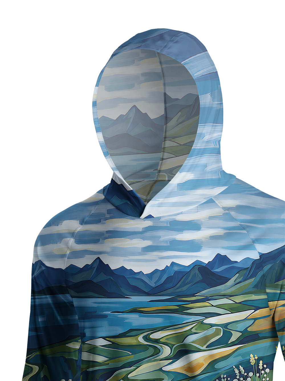 Orionride Wild Bloom Long Sleeve Cycling Hoodie Shirt
