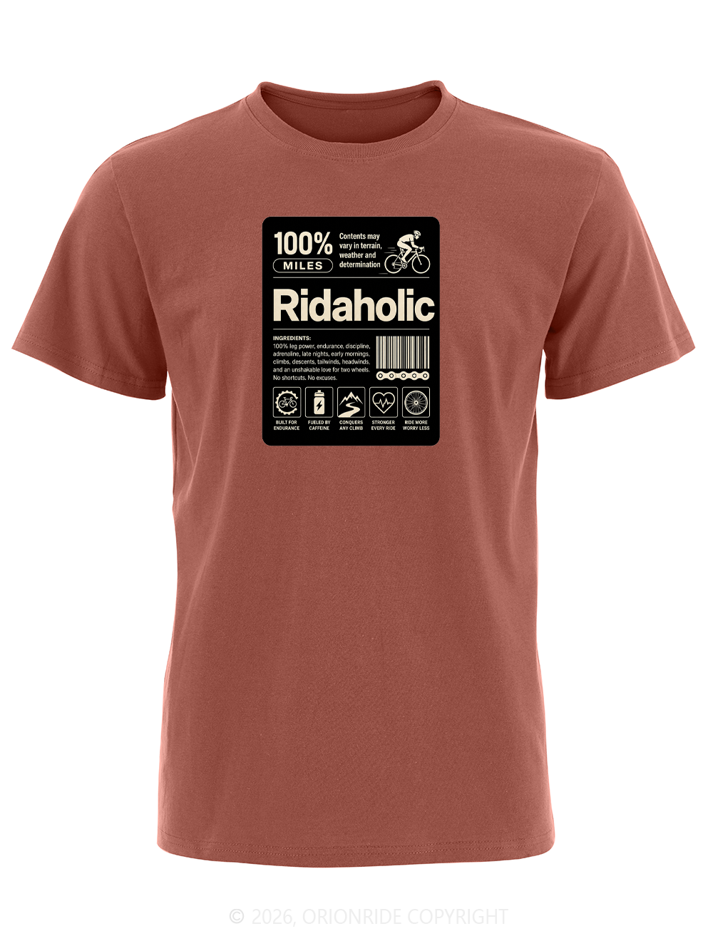 Orionride Bike Label Short Sleeves Bike T-Shirt