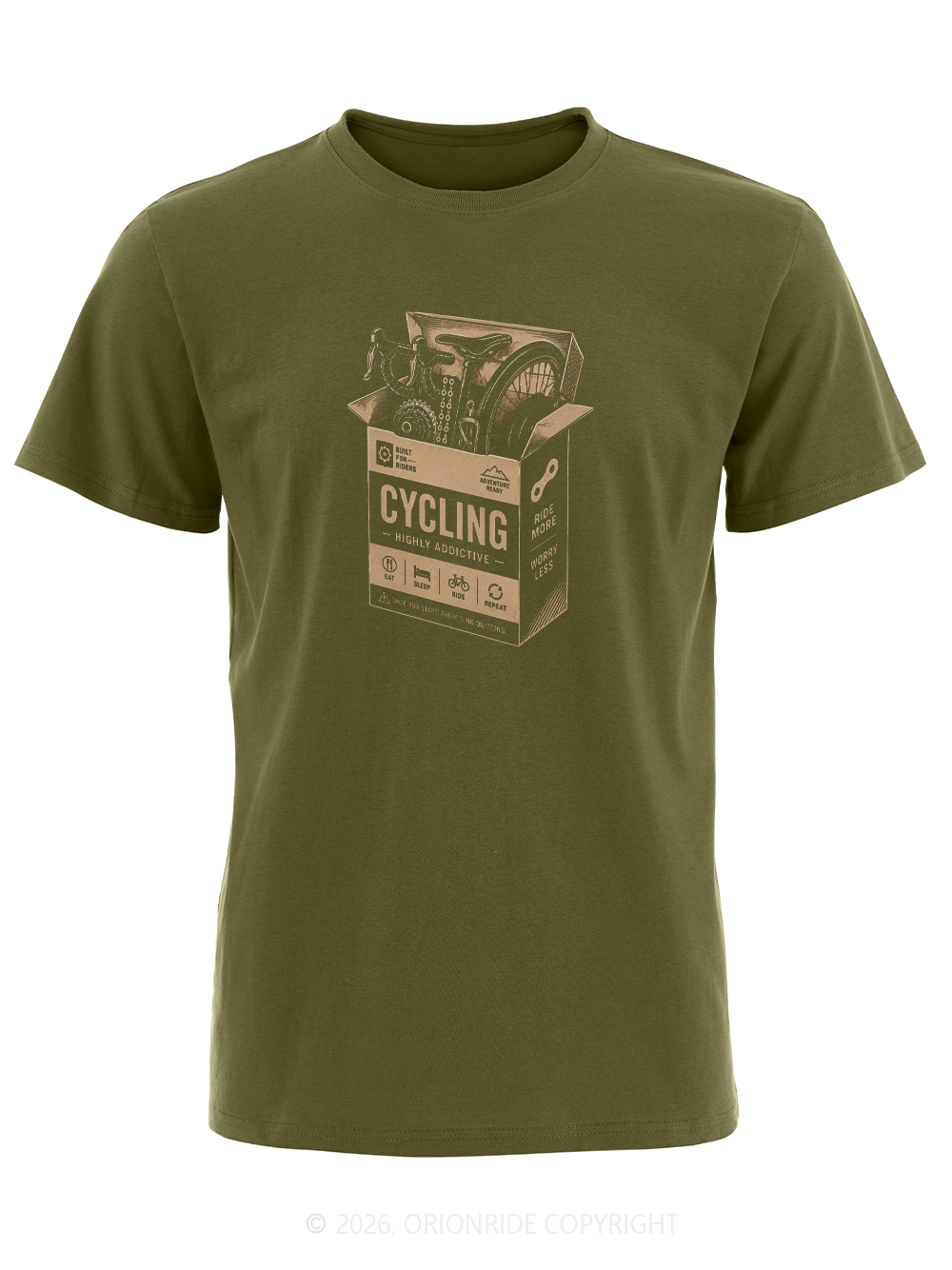 Orionride Highly Addictive Short Sleeves Bike T-Shirt