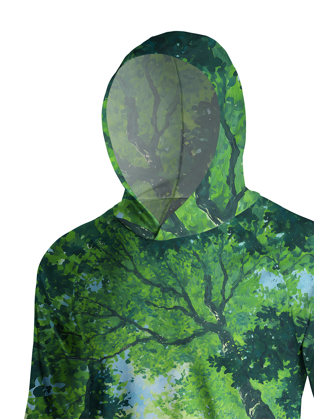 Orionride Cat in Tree Long Sleeve Cycling Hoodie Shirt