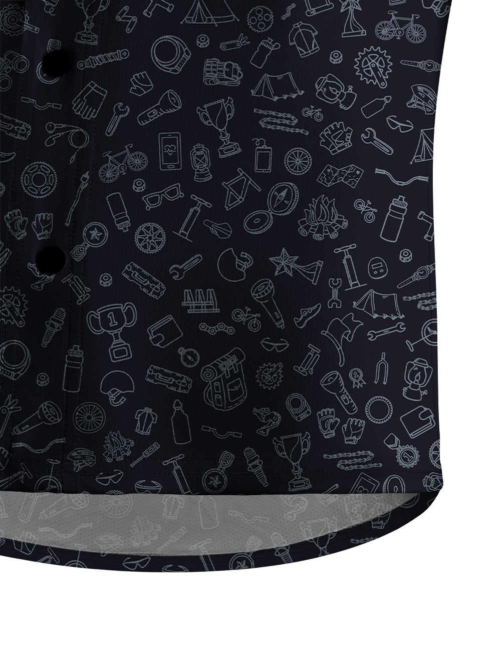 Orionride Sprite Parts Men's Stretchy Breathable Long Sleeve Gravel Shirt