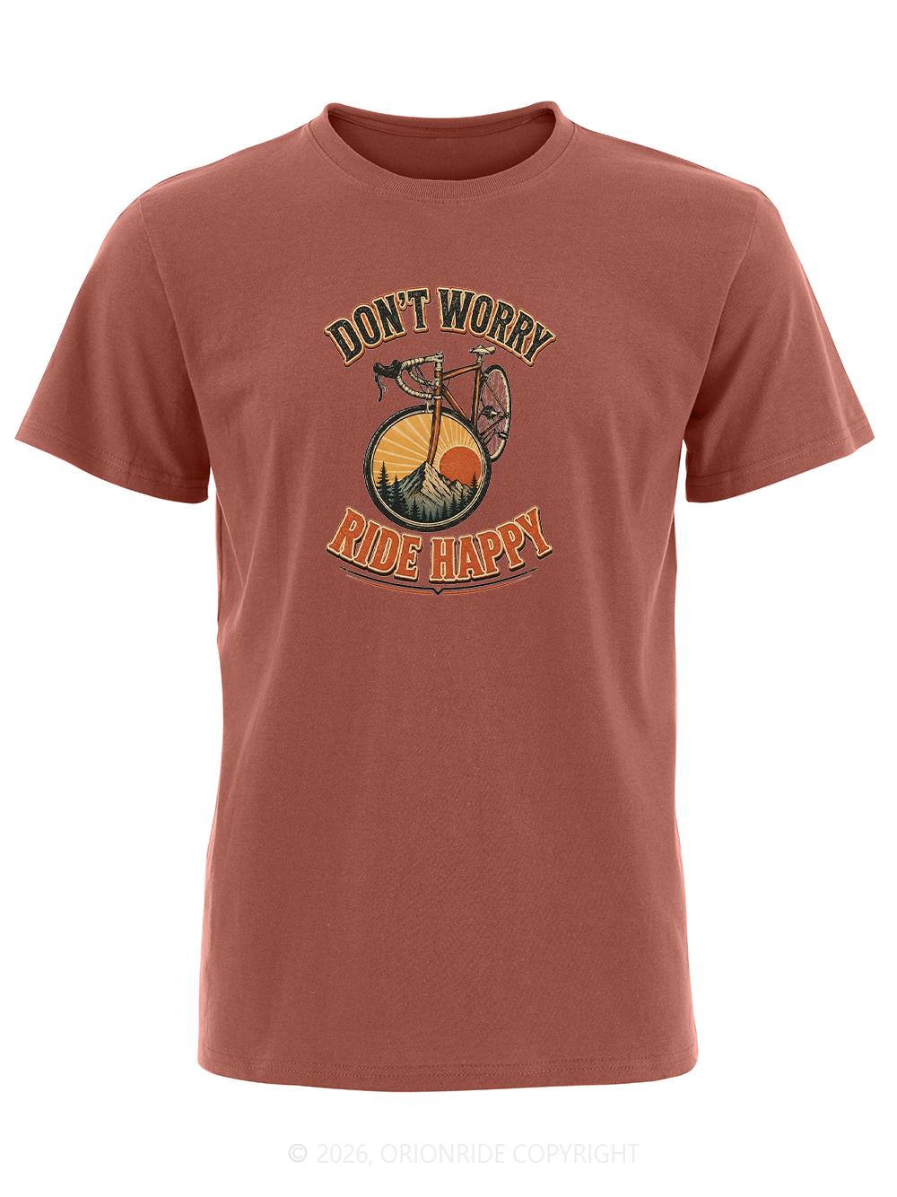 Orionride Ride Happy Short Sleeves Bike T-Shirt
