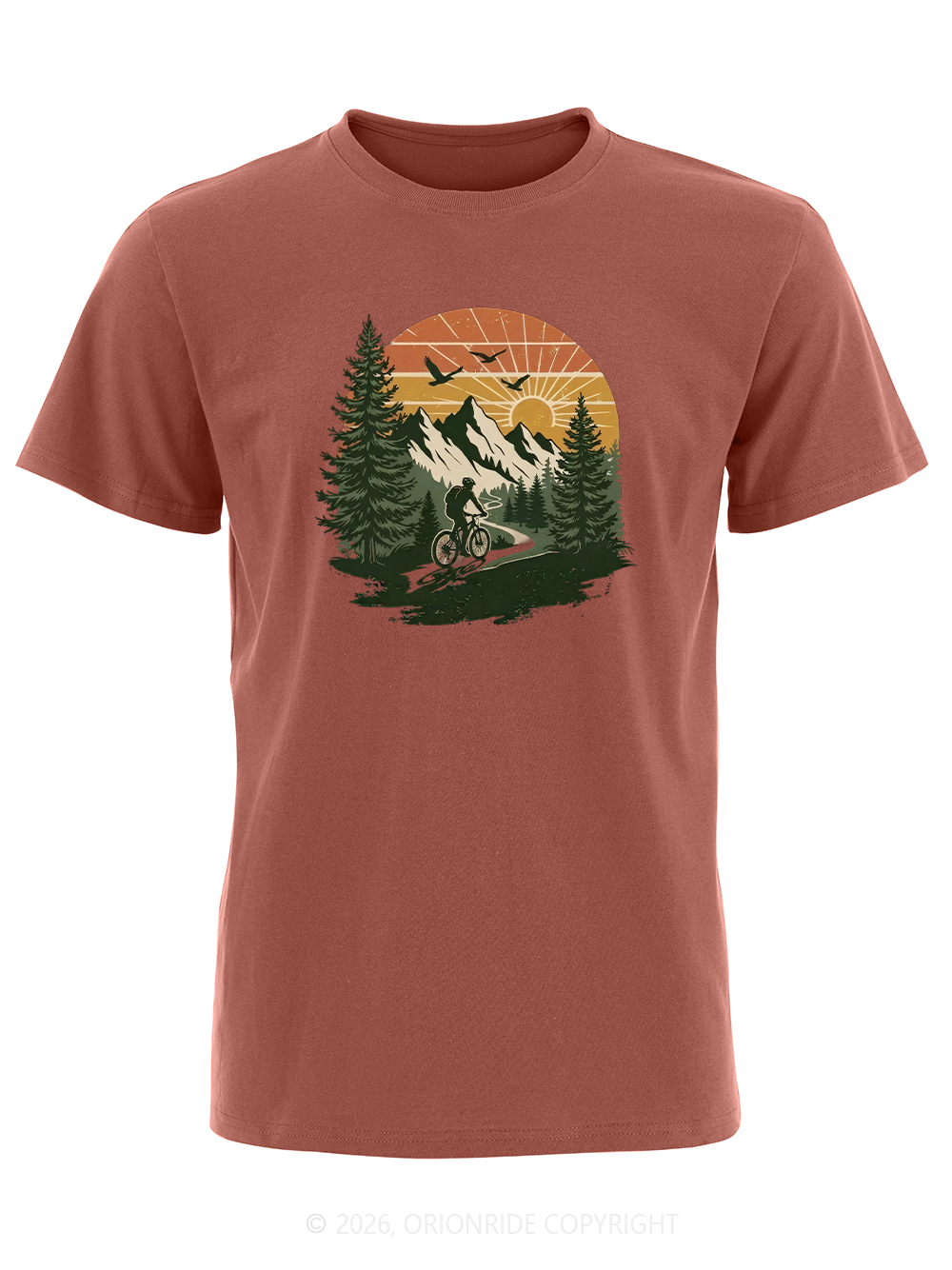 Orionride Wilderness Scenery Short Sleeves Bike T-Shirt