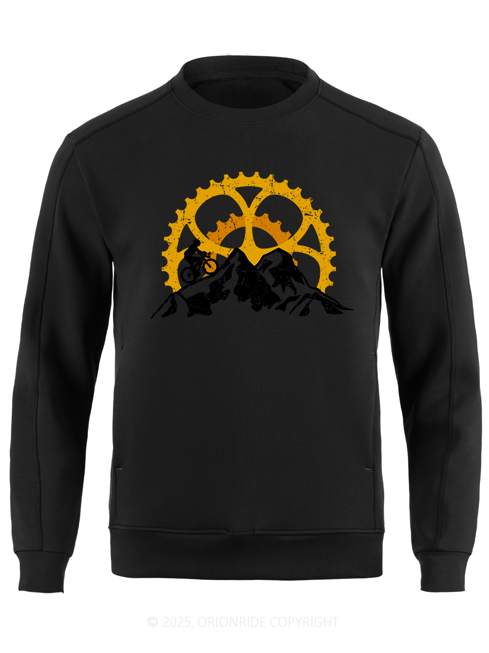 Orionride Gearwheal Long Sleeve Bike Sweatshirt
