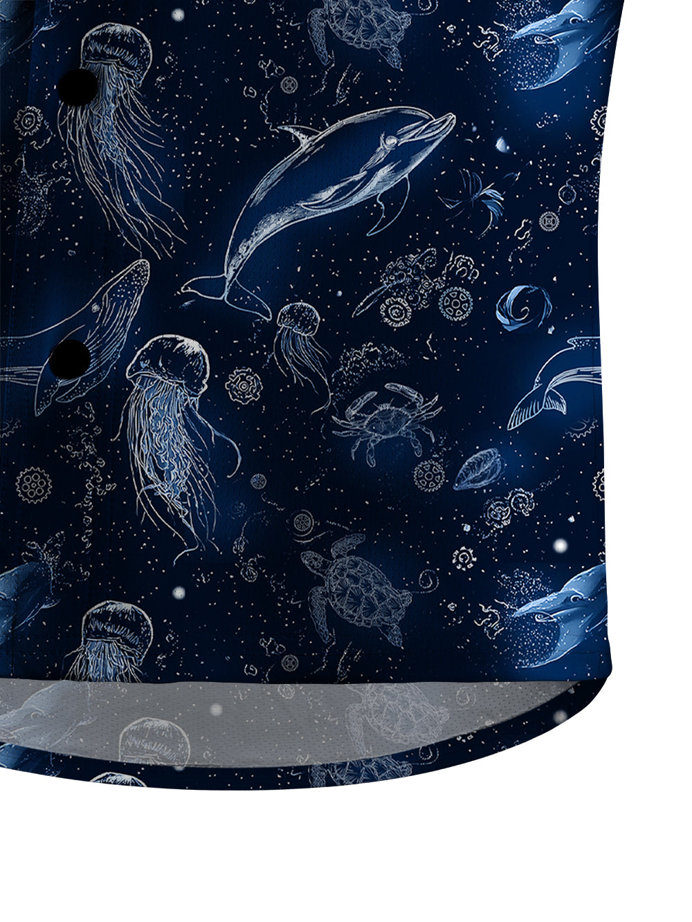 Orionride Secrets Of The Ocean Men's Stretchy Breathable Long Sleeve Gravel Shirt