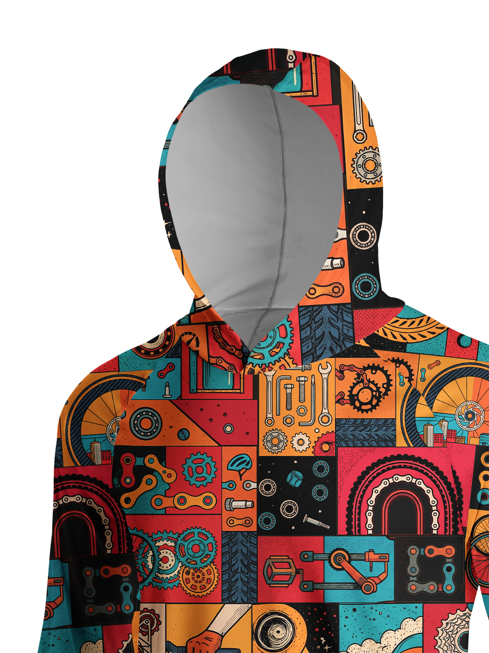 Orionride Exploration And Freedom Long Sleeve Cycling Hoodie Shirt