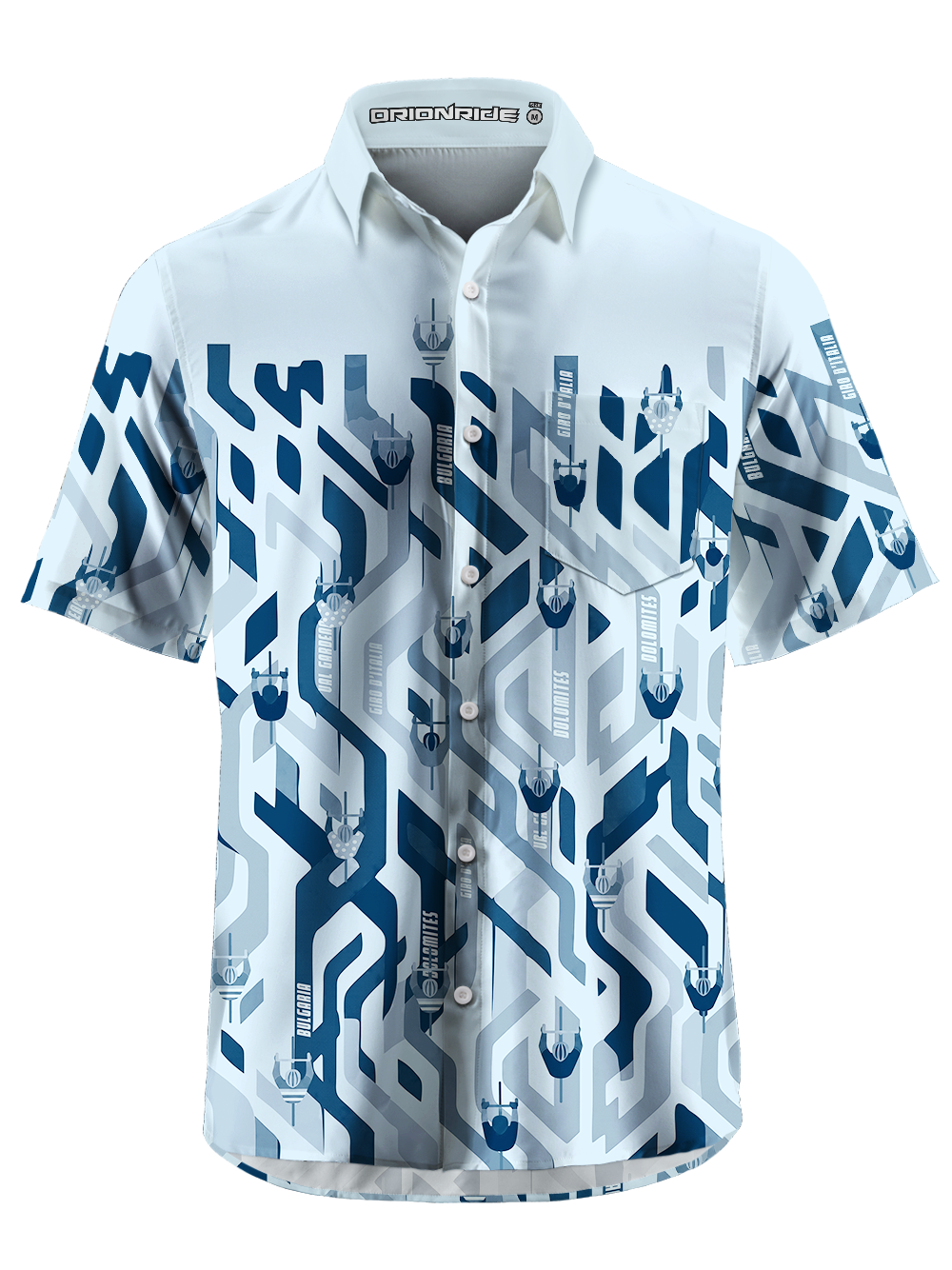 Orionride Race Sprint Zipper Pockets Ultra Lightweight Short Sleeves Gravel Shirt