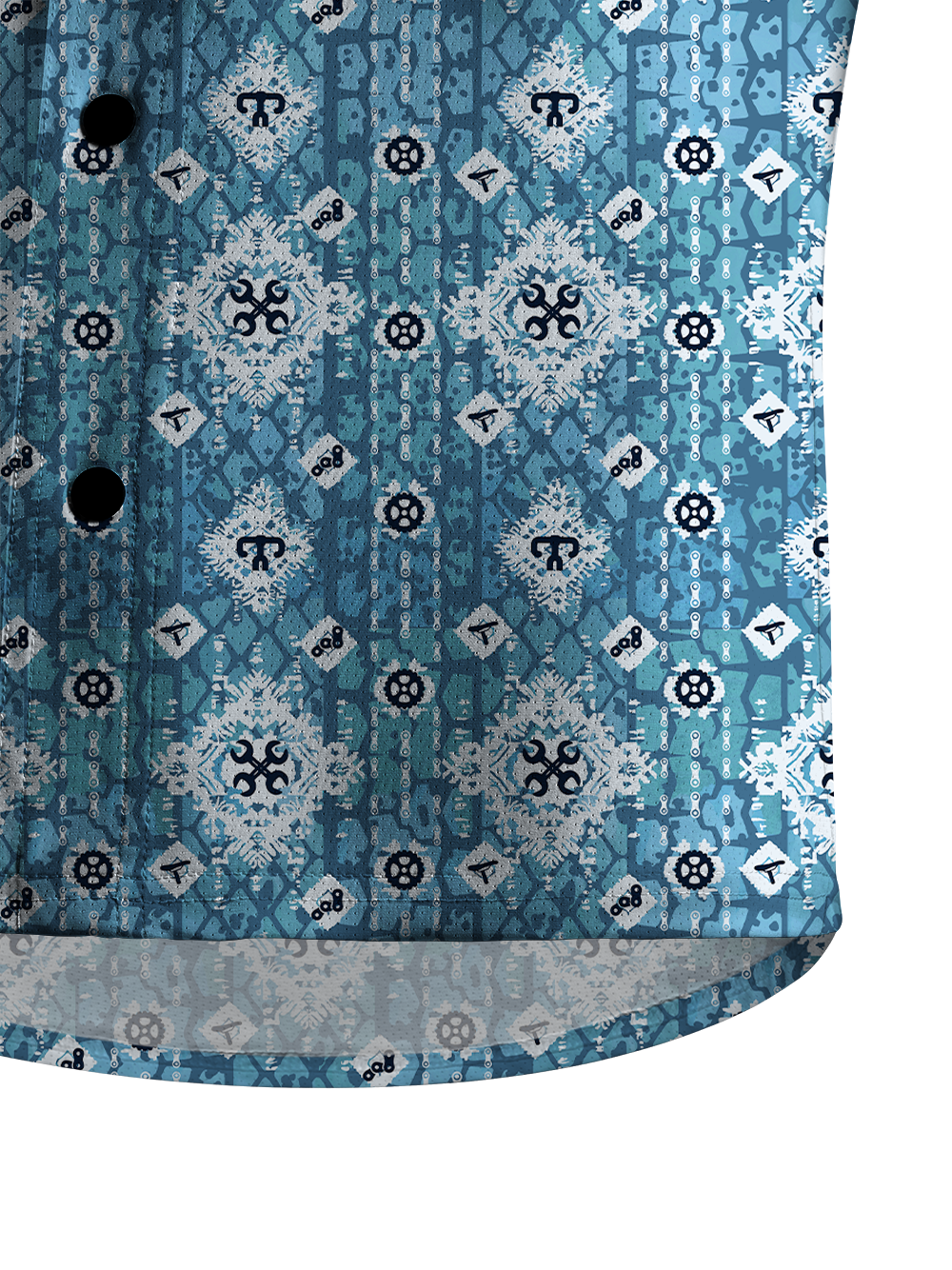 Orionride Wheel Tracks Men's Stretchy Breathable Long Sleeve Gravel Shirt