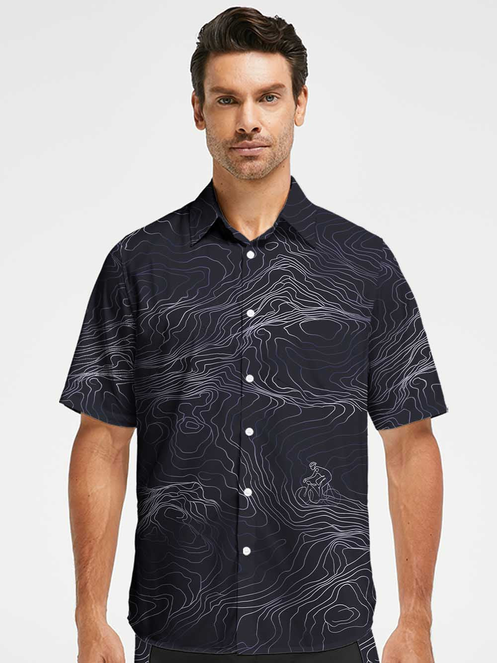 Orionride Rugged Contours Zipper Pockets Ultra Lightweight Short Sleeves Gravel Shirt