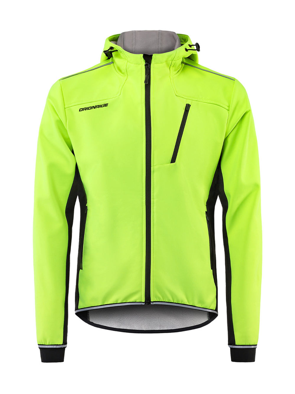 Orionride Cycling Jacket With Hood Mountain Bike Windbreaker Green