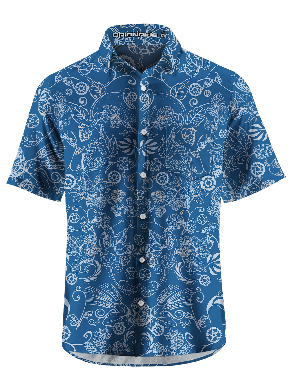 Orionride Hops Gear Zipper Pockets Ultra Lightweight Short Sleeves Gravel Shirt