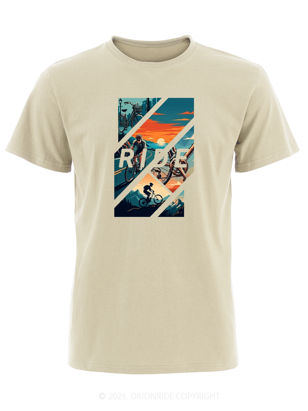 Orionride City Silhouette Short Sleeves Bike T-Shirt
