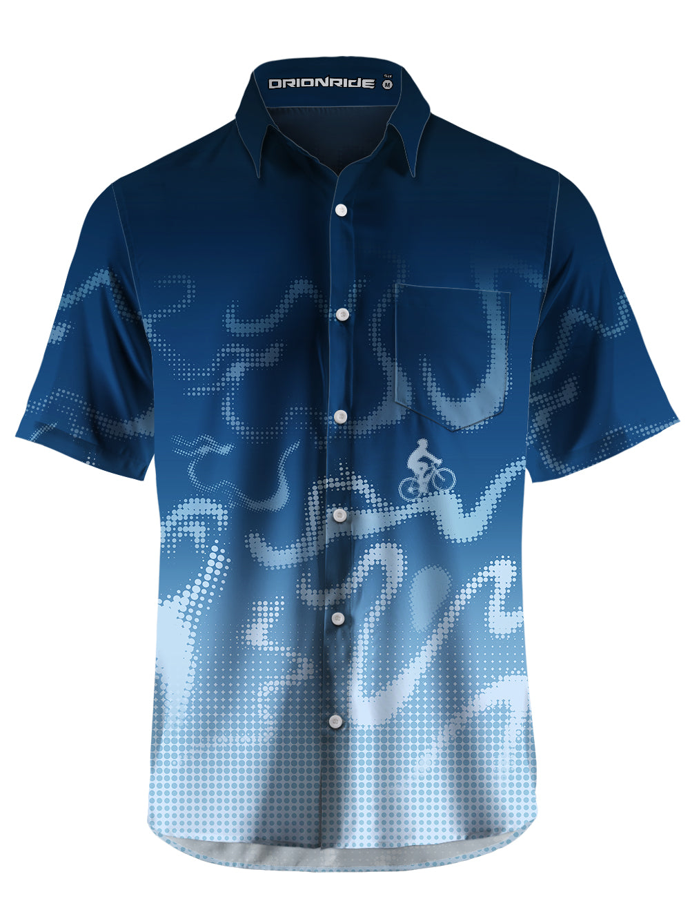 Orionride Virtual Contours Zipper Pockets Ultra Lightweight Short Sleeves Gravel Shirt