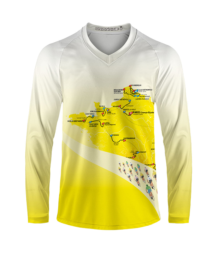 Orionride Race Route Long Sleeve Downhill Jersey