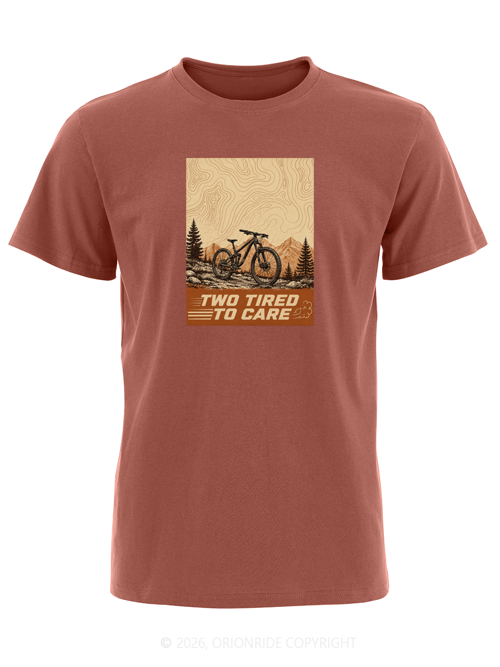 Orionride Topographic Reverie Short Sleeves Bike T-Shirt