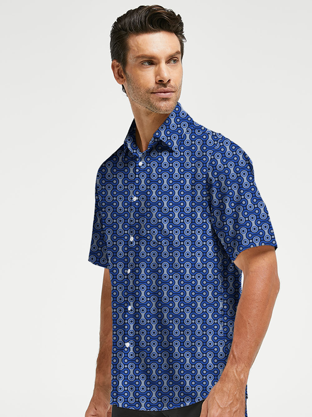 Orionride Regular Chain Zipper Pockets Ultra Lightweight Short Sleeves Gravel Shirt