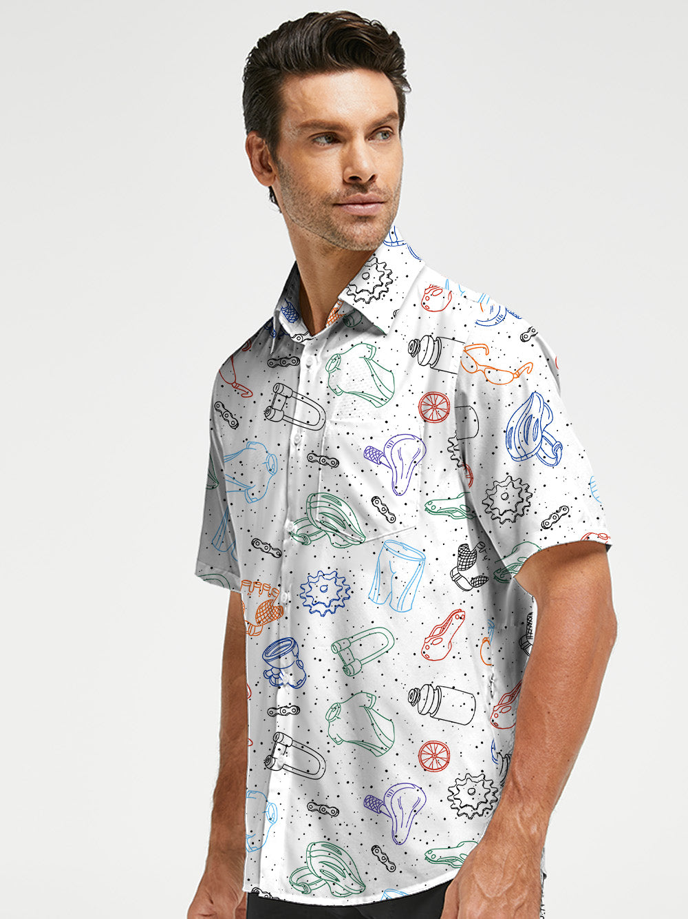 Orionride Exotic Equipment Zipper Pockets Ultra Lightweight Short Sleeves Gravel Shirt