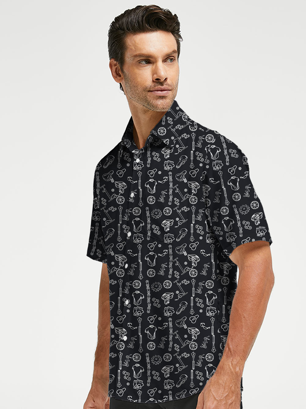 Orionride The Story Of Parts Zipper Pockets Ultra Lightweight Short Sleeves Gravel Shirt