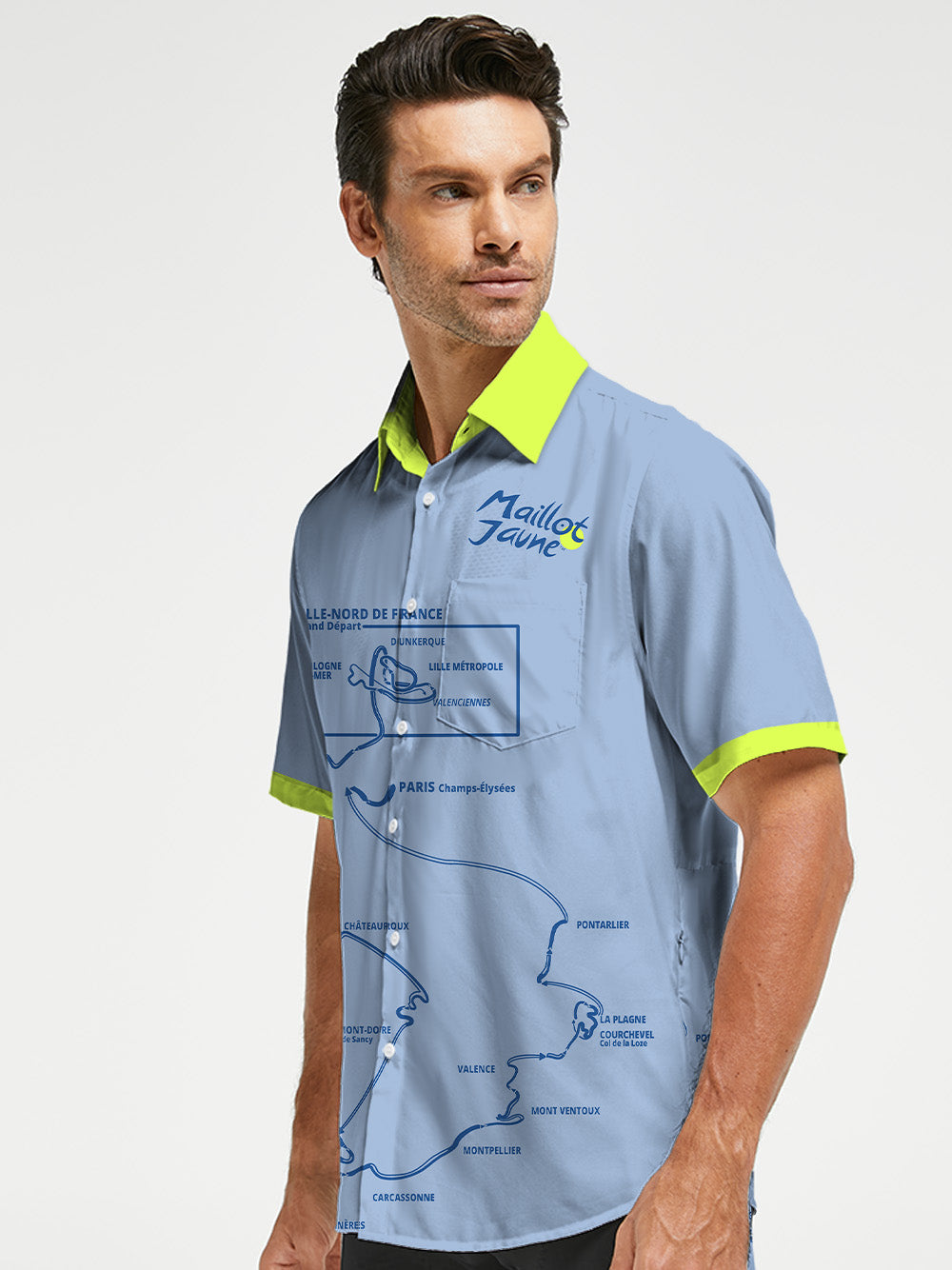 Orionride The Road To Success Zipper Pockets Ultra Lightweight Short Sleeves Gravel Shirt