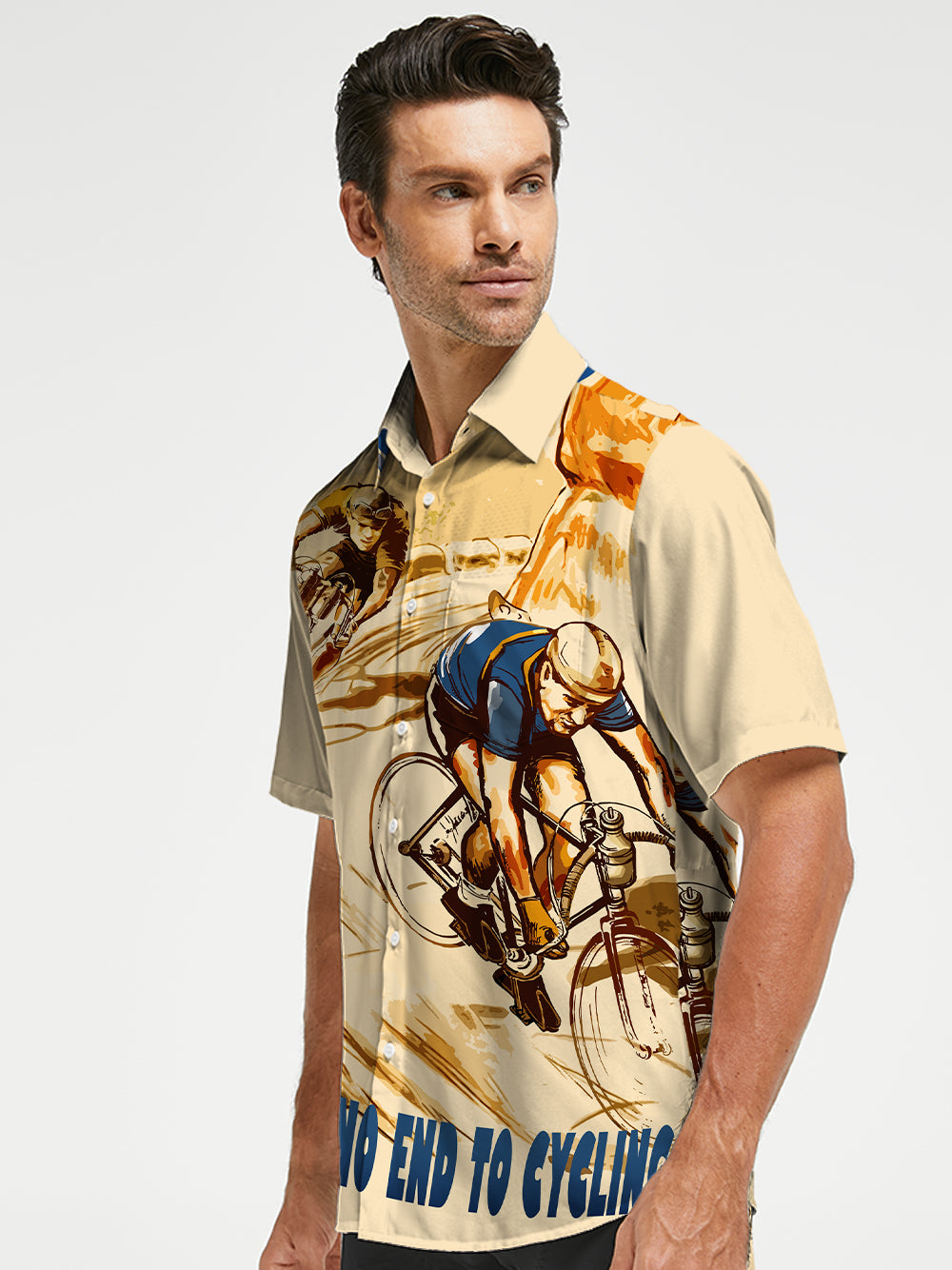Orionride Chasing The Race Zipper Pockets Ultra Lightweight Short Sleeves Gravel Shirt
