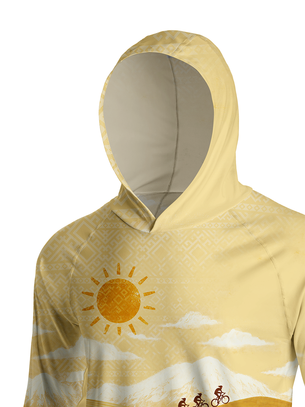 Orionride Ancient Trail Long Sleeve Cycling Hoodie Shirt