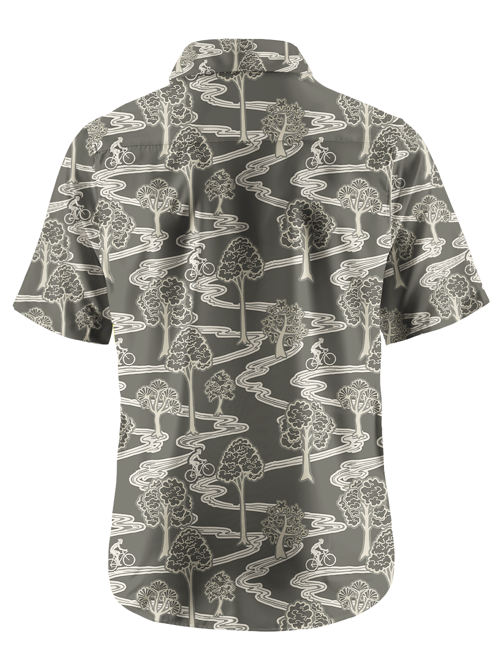 Orionride Winding Path Zipper Pockets Ultra Lightweight Short Sleeves Gravel Shirt