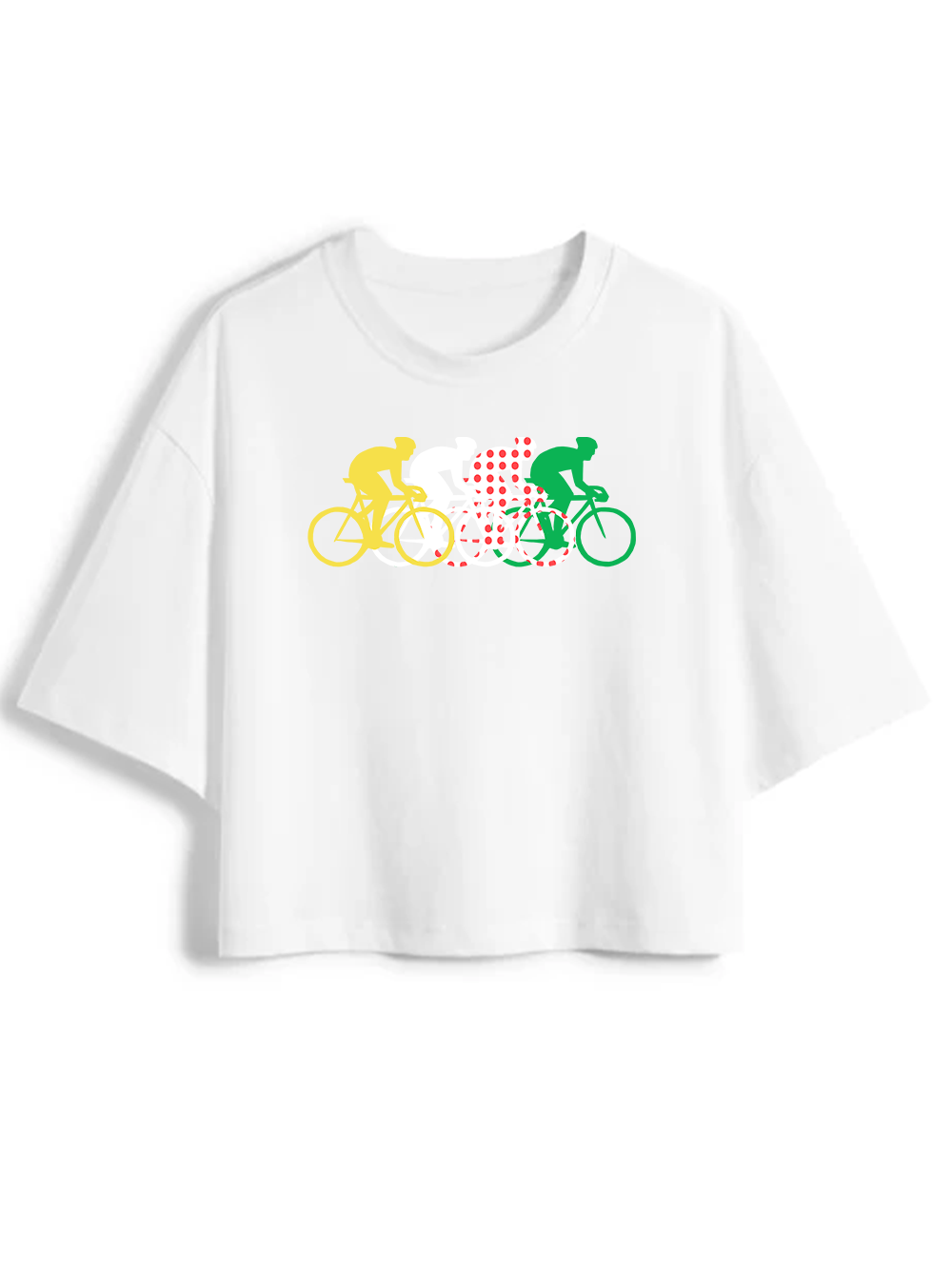 Orionride Cyclist Road Women's Oversize Cycling Crop Tops