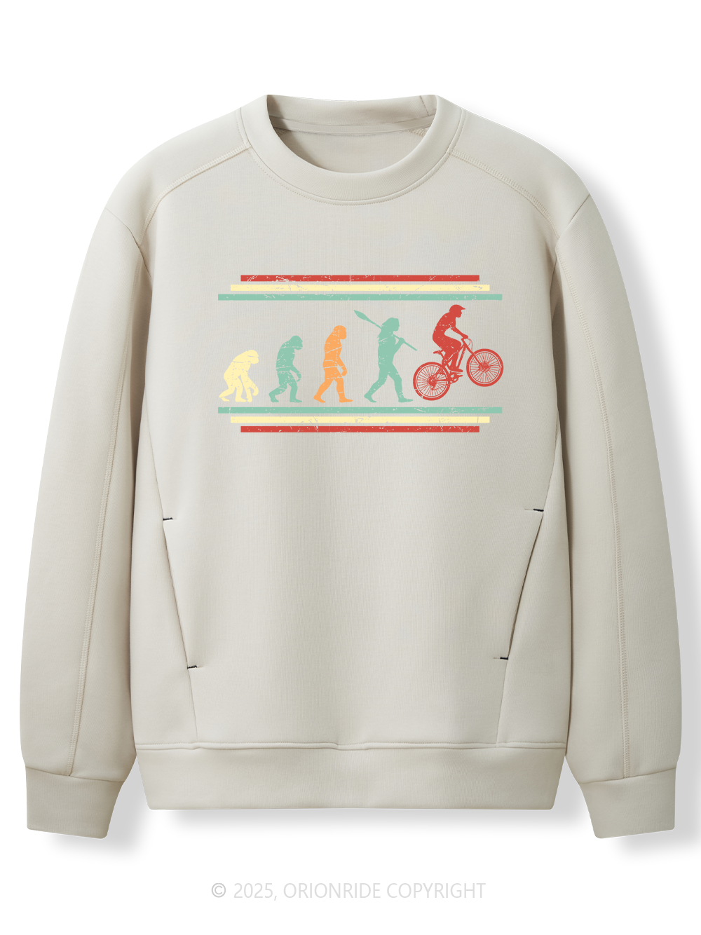 Orionride Bicycle Revolution Women's Long Sleeve Bike Sweatshirt