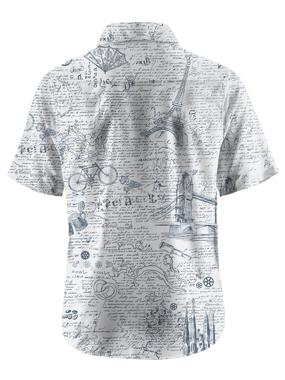 Orionride Paris News Zipper Pockets Ultra Lightweight Short Sleeves Gravel Shirt